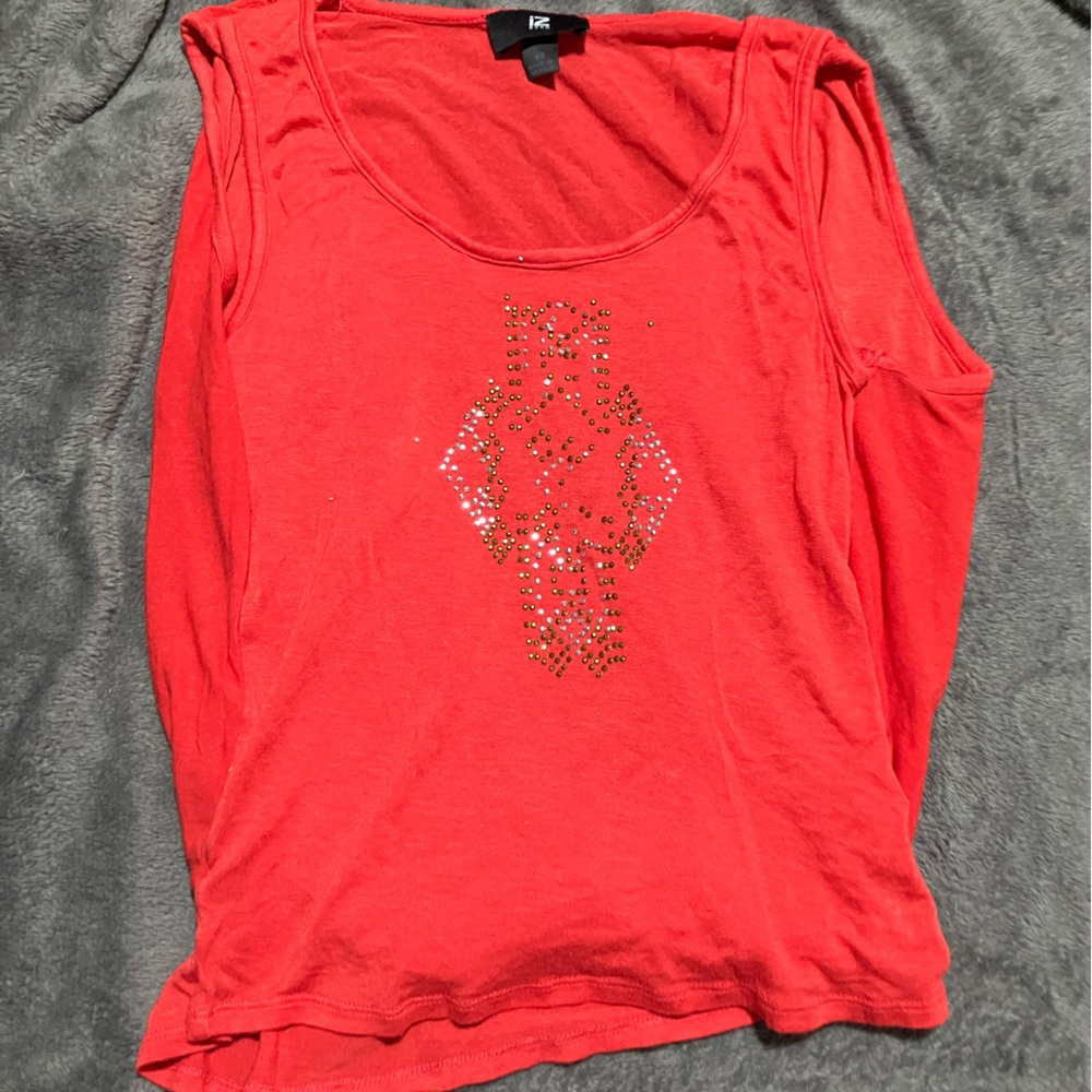 Open back tank top